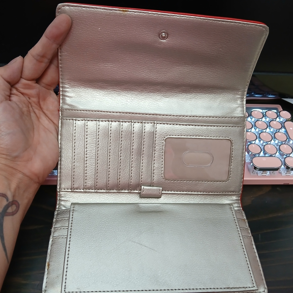 Nine West Red Quilted Clutch - Picture 2 of 4